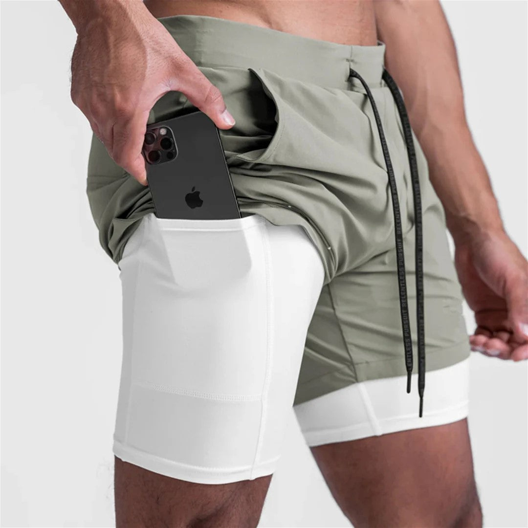 Fredie - Sportshorts - Sporty/Athleisure - Hoogwaardig Prestatieweefsel - Dagelijks Gebruik