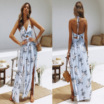 Lilje - Maxi Jurk - Boho - Formele Stijl van hoge kwaliteit - Ideaal voor de Zomer