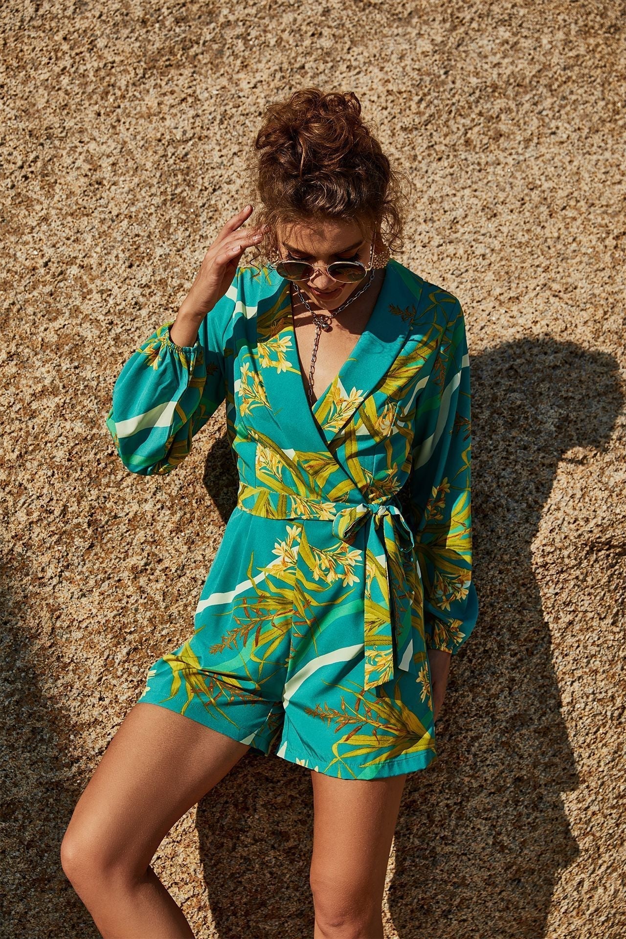 Jeimy - Romper met lange mouwen - Boho - Hoge kwaliteit Hoorwaardige kwaliteit  - Ideaal voor feestjes