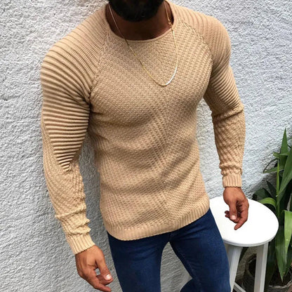 Trendiger Langärmeliger Pullover Für Herren | Ideaal voor Herfst/Winter