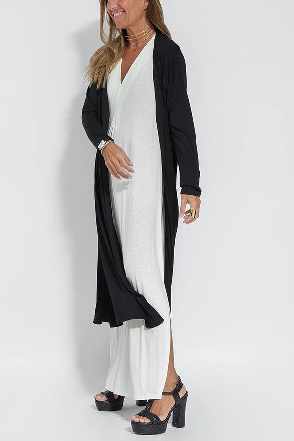 Evelyn - Maxi Jurk met Badjas - Casual - Licht Formele Stijl - Perfect voor casual dagen