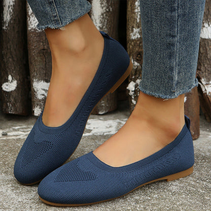 Martina - Vrouwen Slip On Schoenen - Casual - Hoogwaardige Stoffen - Dagelijks Gebruik