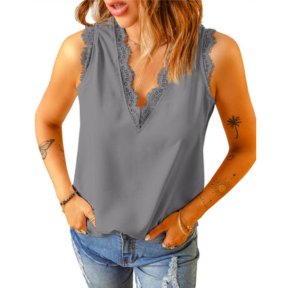 Kaleigh - V-hals Blouse - Chic - Licht Formele Stijl - Ideaal voor de zomer