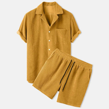 Ben - Heren Zomer Set - Chic- Corduroy - Casual