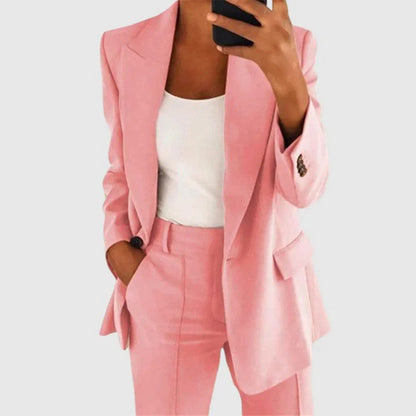 Emely - Damesblazer - Chic/Elegant - Hoogwaardig Prestatieweefsel - Formele Gelegenheden