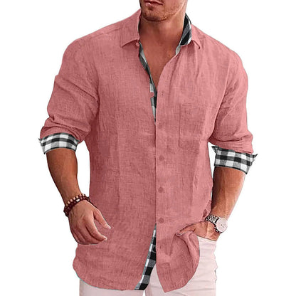 Dirk - Heren Overhemd - Casual - Formele Stijl - Ideaal voor de Zomer