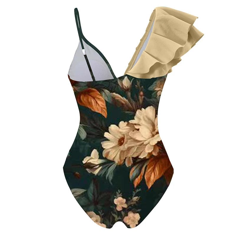 Wrenna - Gebloemd Badpak - Elegant - Luxe Stof - Ideaal voor de Zomer