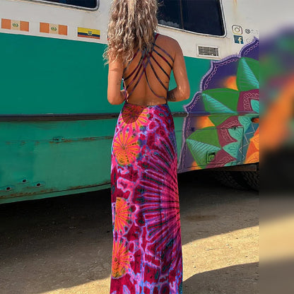 Lana - Maxi Jurk - Boho - Formele Stijl van hoge kwaliteit - Ideaal voor de zomer