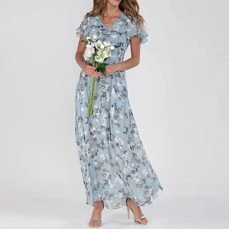 Ledora - Florale Maxi Dress - Elegant - Ideaal voor de zomer