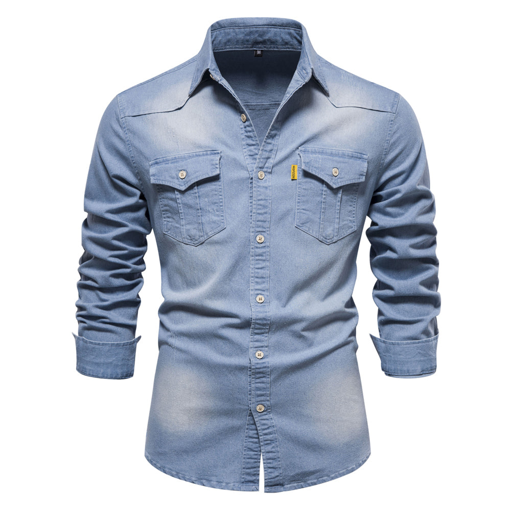 Clarkson - Overhemd - Casual - Denim - Perfect voor casual dagen