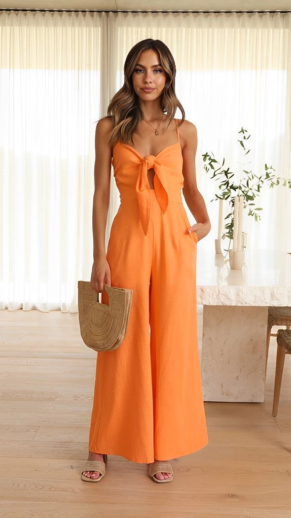 Allanna - Elegante jumpsuit - Chic - Licht Formele Stijl - Ideaal voor de zomer