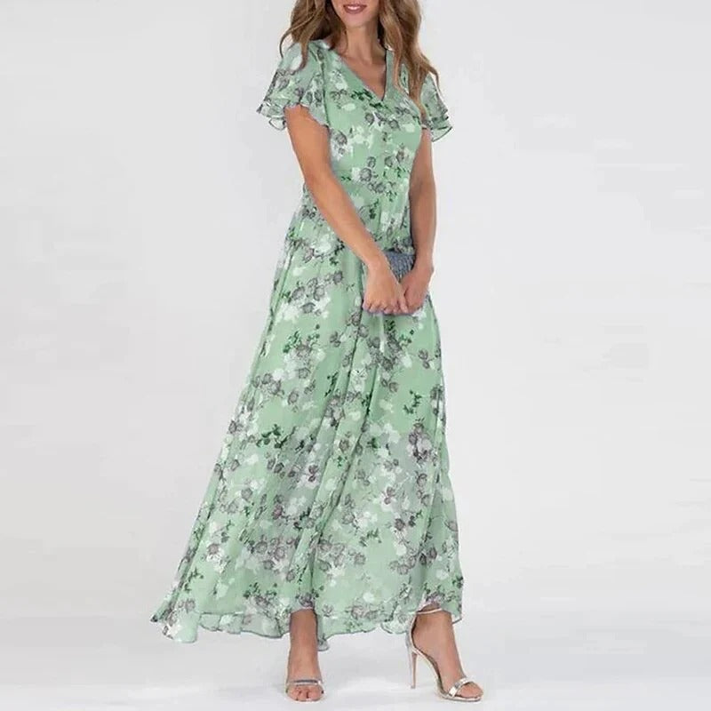 Ledora - Florale Maxi Dress - Elegant - Ideaal voor de zomer