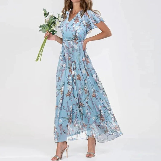 Ledora - Florale Maxi Dress - Elegant - Ideaal voor de zomer