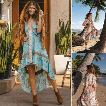 Paulina - Strandjurk - Boho - Getailleerde Trend - Ideaal voor de Zomer