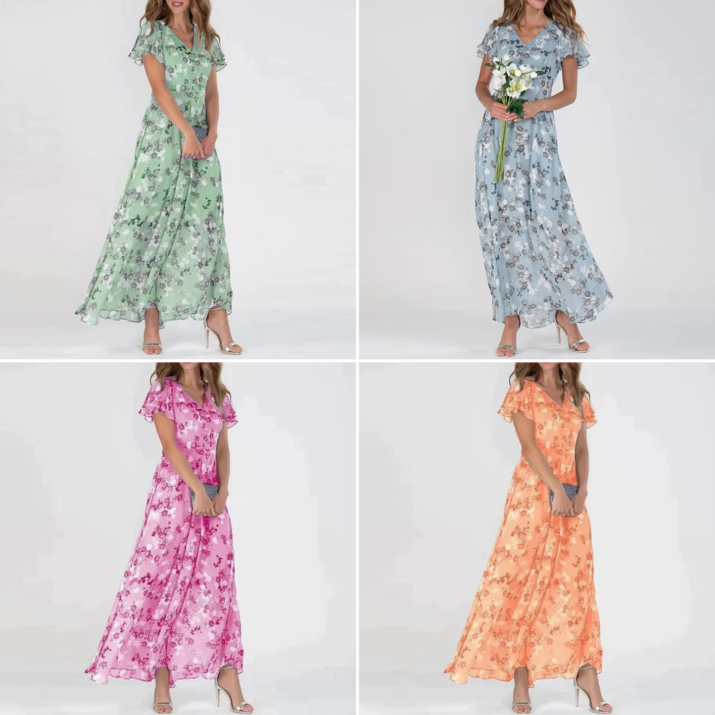 Ledora - Florale Maxi Dress - Elegant - Ideaal voor de zomer