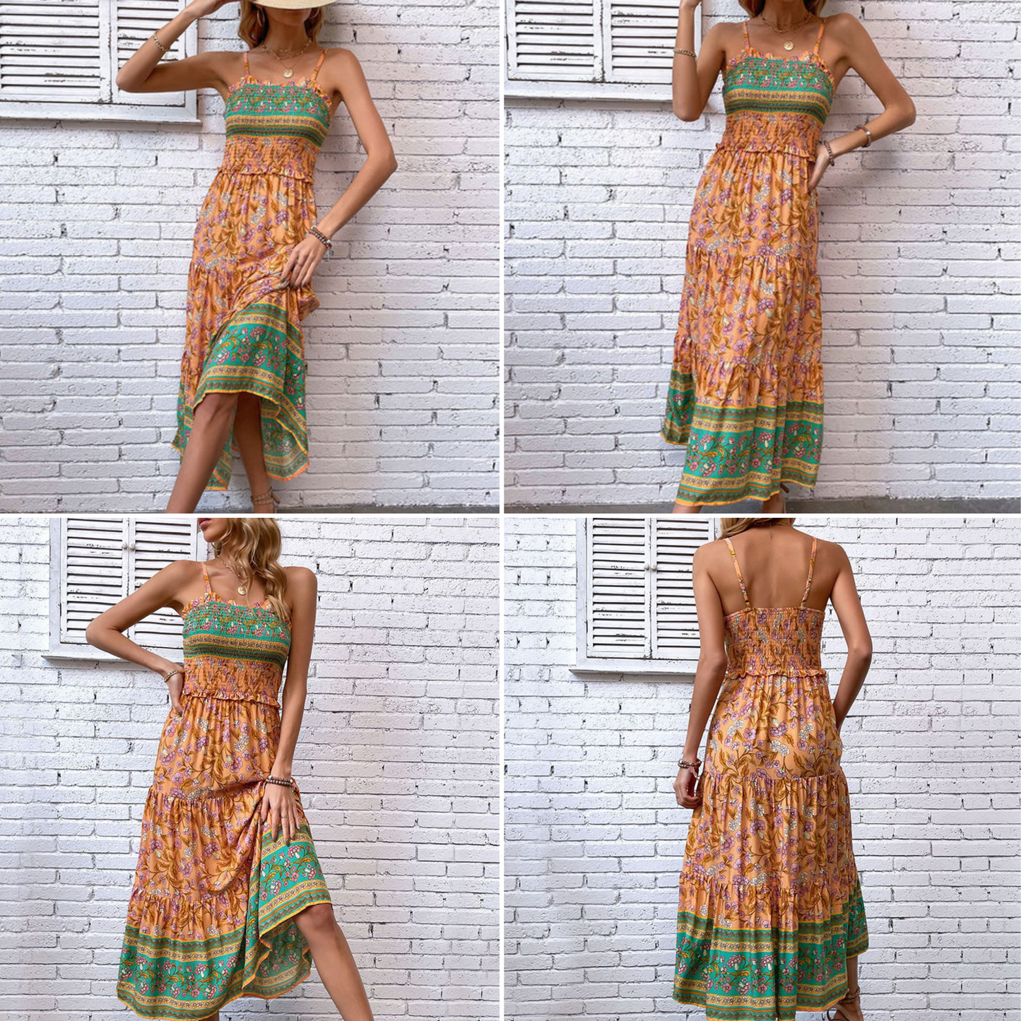 Ginger - Maxi Jurk - Boho - Formele Stijl - Ideaal voor de zomer