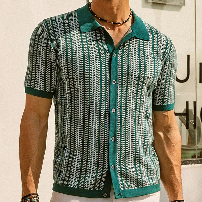 Lance - Gestreepte Polo - Casual - Formele Stijl - Ideaal voor de Zomer