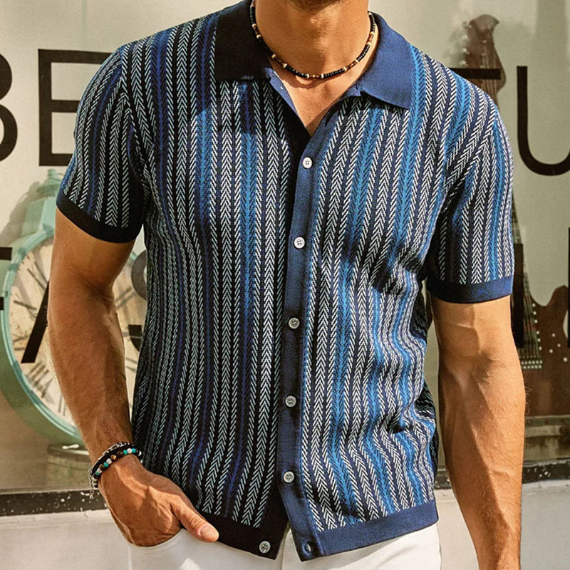 Lance - Gestreepte Polo - Casual - Formele Stijl - Ideaal voor de Zomer