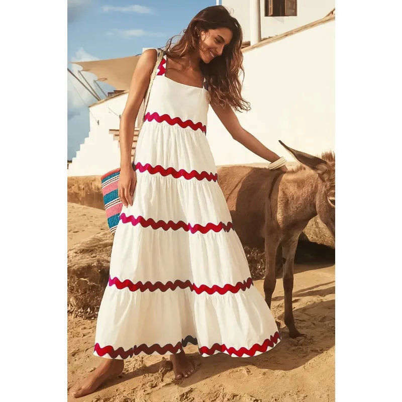 Emmalee - Maxi jurk - Chic - Licht Formele Stijl -  Ideaal voor de zomer