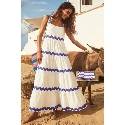 Emmalee - Maxi jurk - Chic - Licht Formele Stijl -  Ideaal voor de zomer