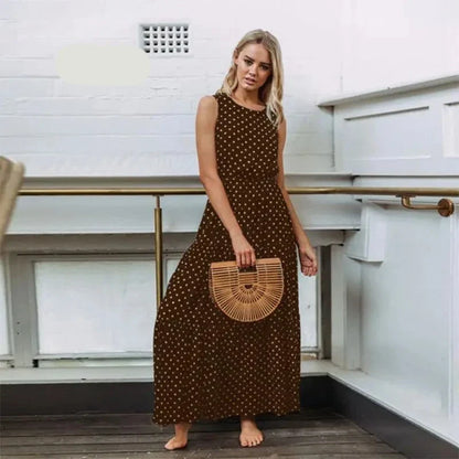 Aseline - Maxi Jurk - Vrijetijd - Formele Stijl van hoge kwaliteit - Perfect voor casual dagen