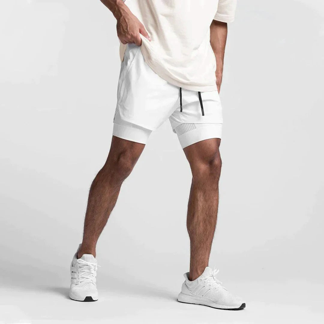 Fredie - Sportshorts - Sporty/Athleisure - Hoogwaardig Prestatieweefsel - Dagelijks Gebruik