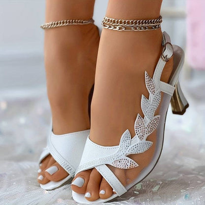 Zoe - Sandalen met hoge hak - Elegante - Leder - Voor formele gelegenheden