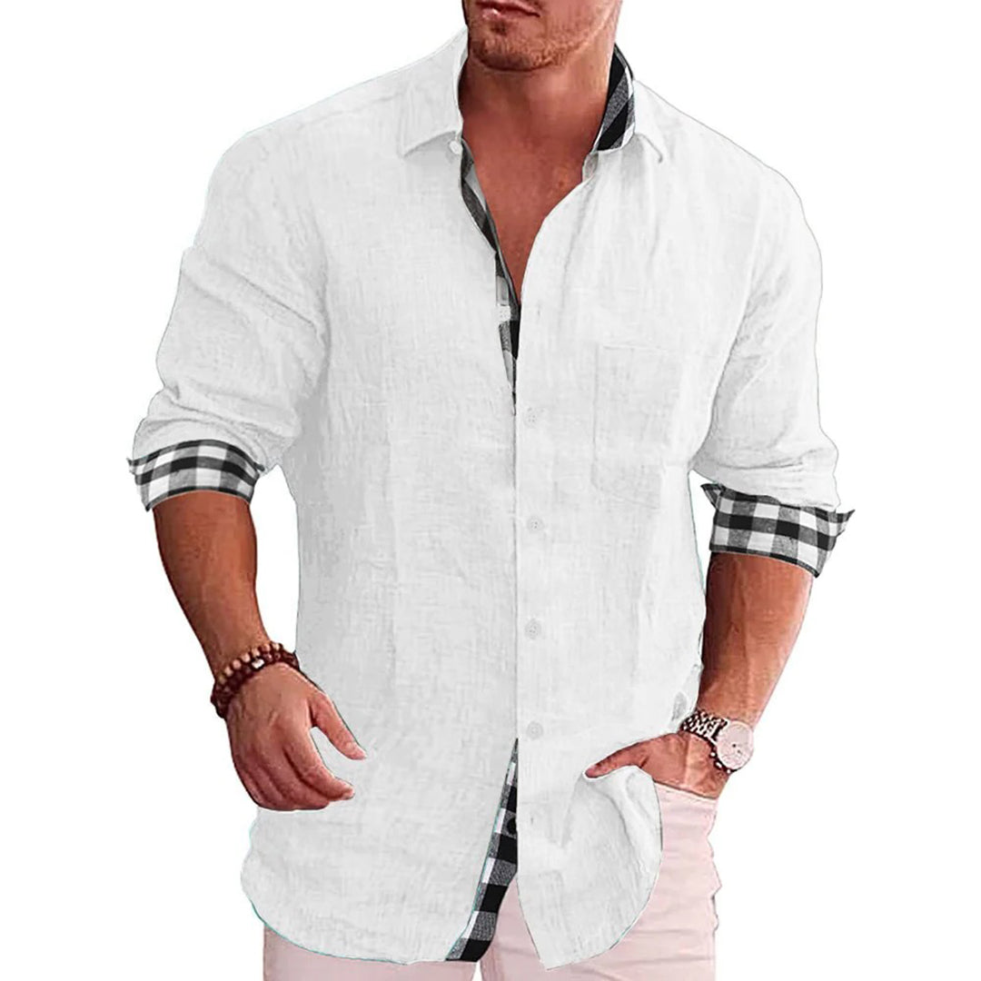 Dirk - Heren Overhemd - Casual - Formele Stijl - Ideaal voor de Zomer