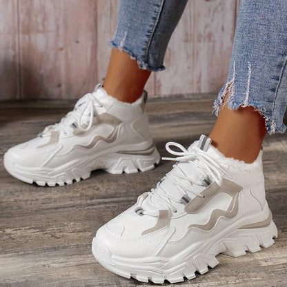 Stijlvolle Lichte Gebreide Cut-Out Sneakers voor Dames | Perfect voor Casual Dagen