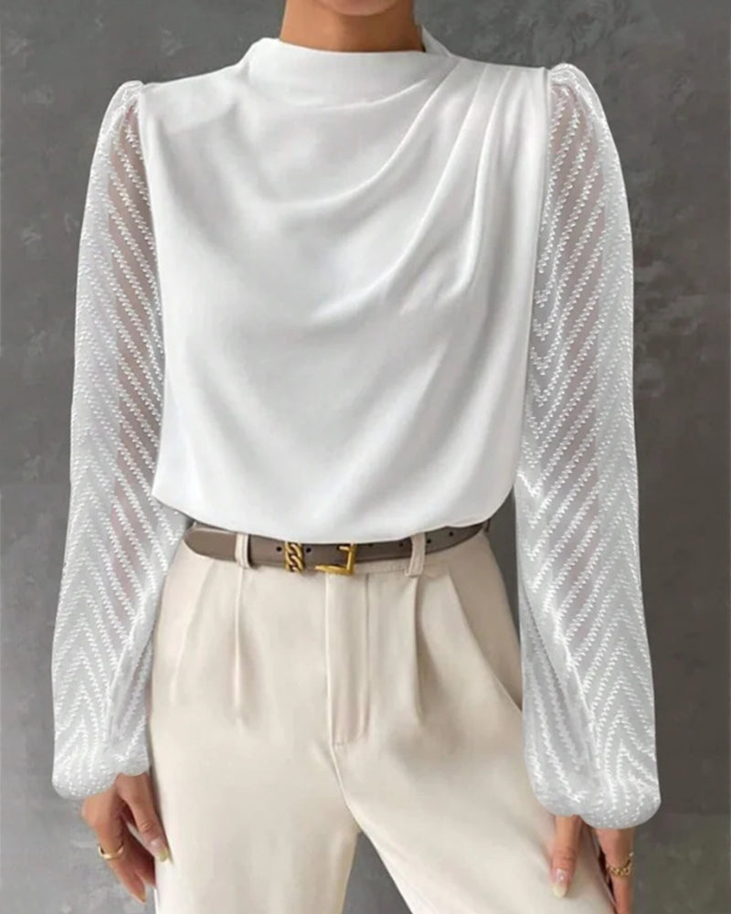 Mina - Stijlvolle Blouse - Elegant - Moderne Stijl - Voor Formele Gelegenheden