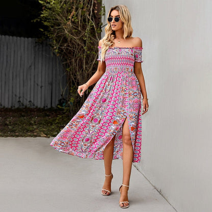 Zenja - Boho Midi Jurk - Elegante - Luxe Stof - Ideaal voor de Zomer