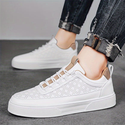 Trendy Witte Hoge Sneakers voor Heren | Perfect voor Elke Dag