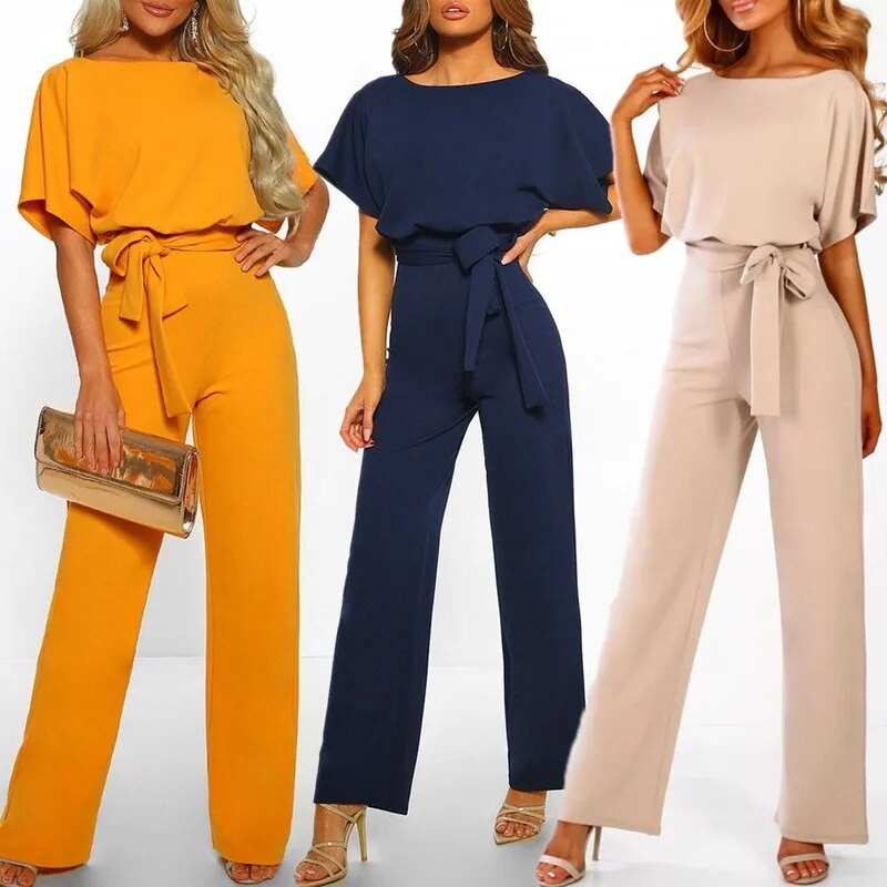 Fatim - Jumpsuit - Casual- Lichte Formele Stijl - Ideaal Voor Feestjes