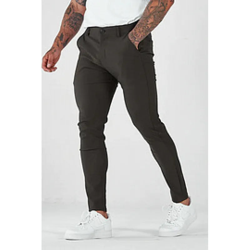 Casual Katoenen Slim Fit Broek voor Heren | Perfect voor Alle Seizoenen