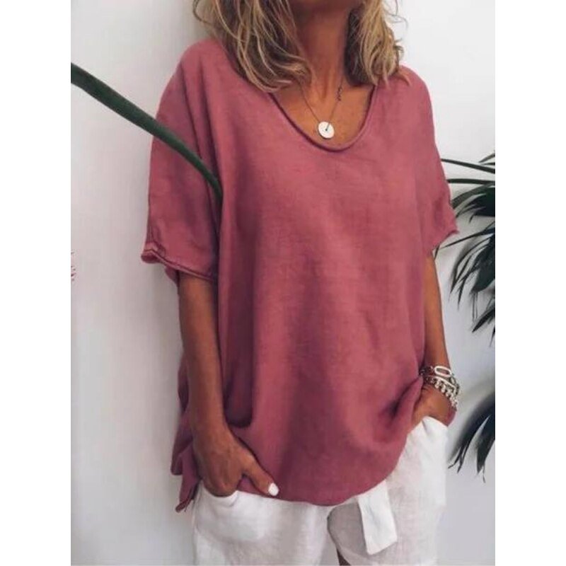 Kerri - Oversized T-shirt - Casual - Formele Stijl - Ideaal voor dagelijks gebruik