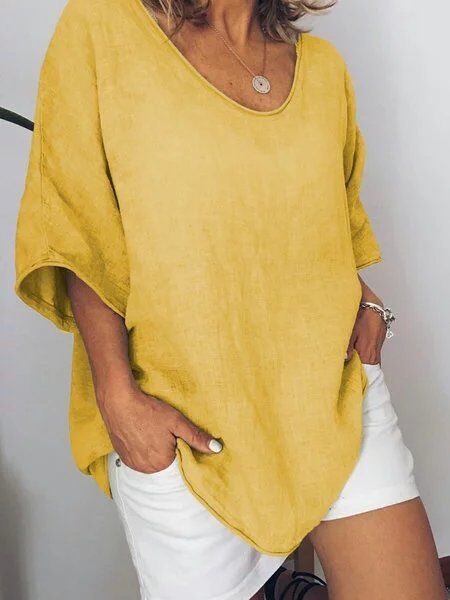 Kerri - Oversized T-shirt - Casual - Formele Stijl - Ideaal voor dagelijks gebruik