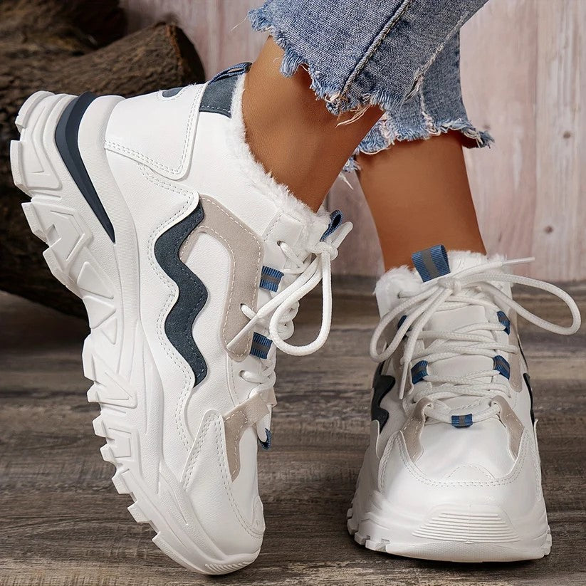 Stijlvolle Lichte Gebreide Cut-Out Sneakers voor Dames | Perfect voor Casual Dagen