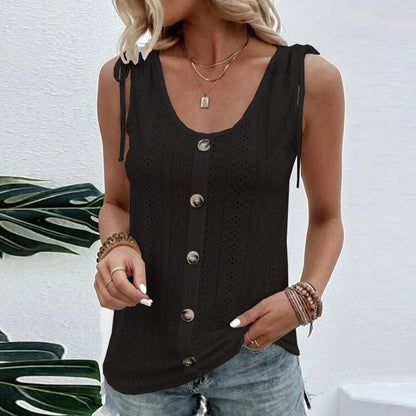 Bailee - Mouwloos Shirt - Casual - Formele Stijl - Ideaal voor de zomer