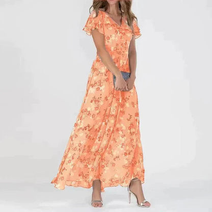 Ledora - Florale Maxi Dress - Elegant - Ideaal voor de zomer