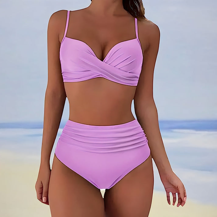 Jazzlyn - Bikini met hoge taille - Casual -  Licht Formele Stijl - Zwemmen