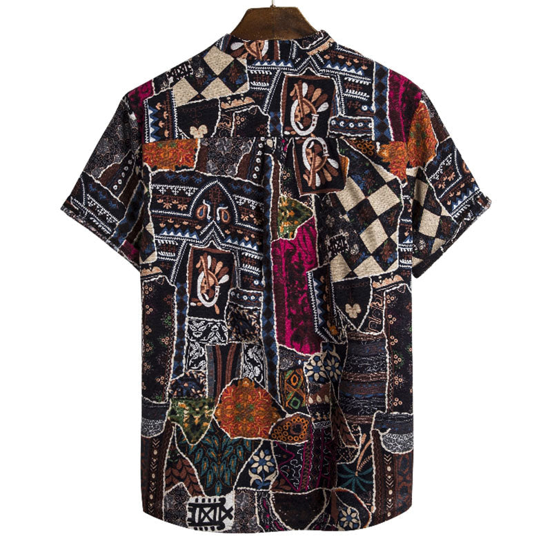 Edward - Polo met Abstracte Print - Casual - Licht Formele Stijl - Ideaal voor de zomer