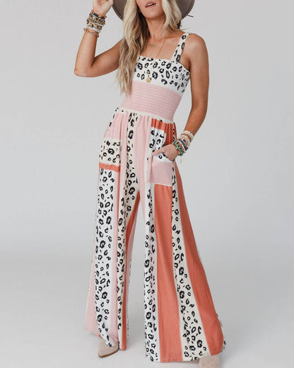 Rose - Jumpsuit Met Patroon - Chic - Formele Stijl - Ideaal voor de zomer