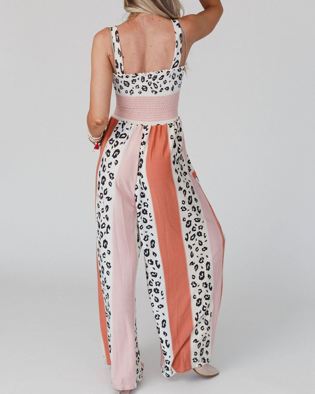 Rose - Jumpsuit Met Patroon - Chic - Formele Stijl - Ideaal voor de zomer