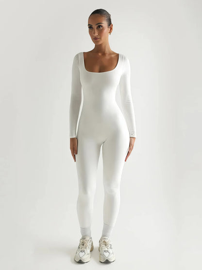 Riri - Bodycon Jumpsuit -Sportief -  Lichte Formele Stijl - Perfect Voor Buitenactiviteiten