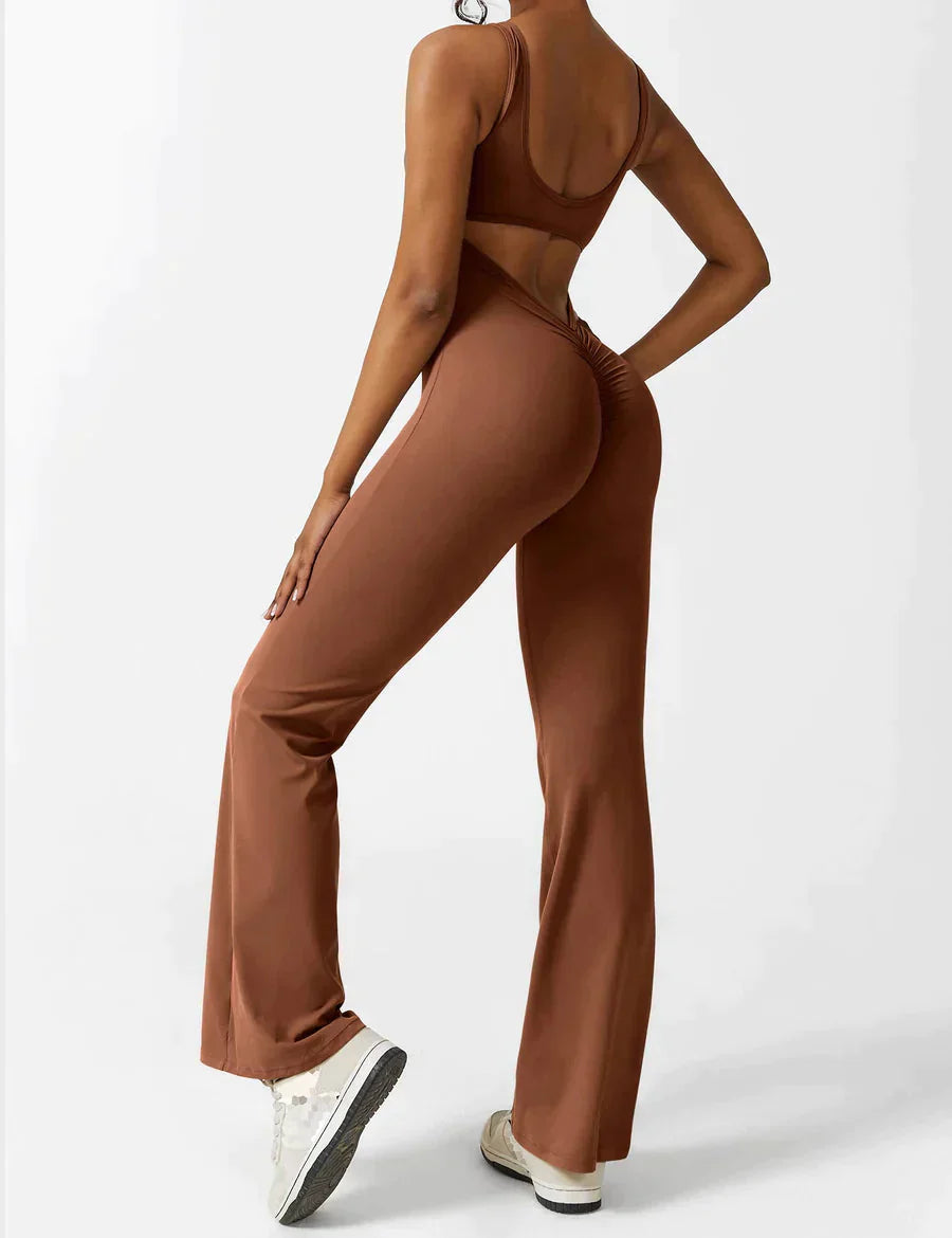 Nadine - Jumpsuit met V-hals - Sportief - Premium materiaal - Perfect voor buitenactiviteiten