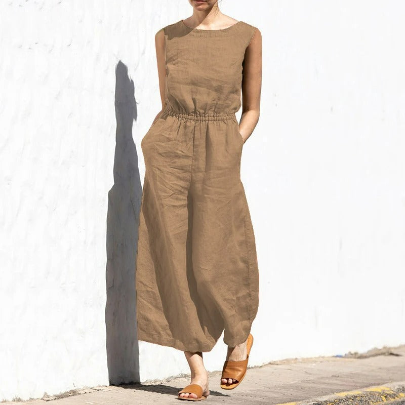 Riza - Jumpsuit - Casual - Lichte Formele Stijl -Perfect Voor Casual Dagen