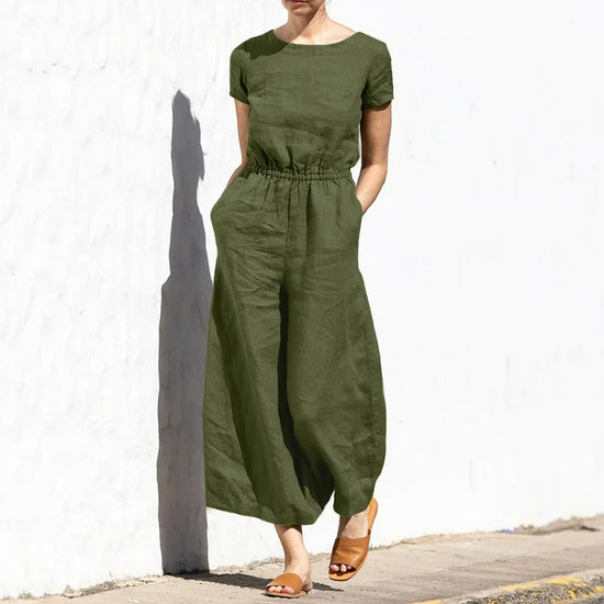 Riza - Jumpsuit - Casual - Lichte Formele Stijl -Perfect Voor Casual Dagen