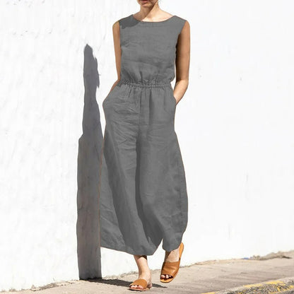 Riza - Jumpsuit - Casual - Lichte Formele Stijl -Perfect Voor Casual Dagen