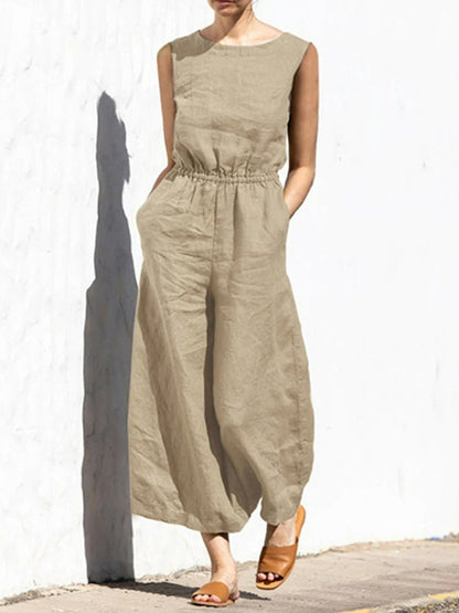 Riza - Jumpsuit - Casual - Lichte Formele Stijl -Perfect Voor Casual Dagen