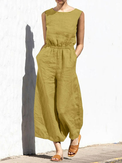 Riza - Jumpsuit - Casual - Lichte Formele Stijl -Perfect Voor Casual Dagen